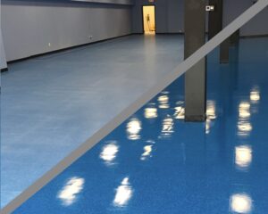 Before and after waxing